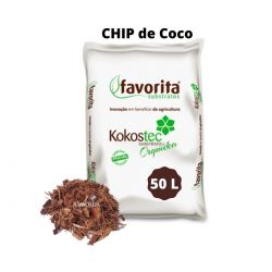 Chip de coco (Crush) Kokostec Orquídeas Antúrios - 50 Litros 